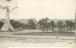 CPA Nice-Le Jardin Albert 1er-Timbre      L1666 - Parques, Jardines