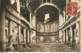 CPA Verdun Bombardé-Intérieur De L'église-Timbre        L1662 - Verdun