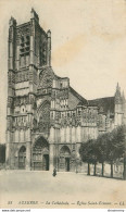 CPA Auxerre-La Cathédrale-Eglise Saint Etienne-28-Timbre        L1663 - Auxerre