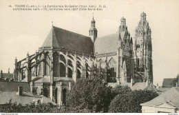 CPA Tours-La Cathédrale St-Gatien     L1656 - Tours