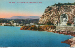 CPA Nice-Le Quai Du Midi Et Le Monument Aux Morts-321      L1653 - Autres & Non Classés