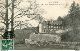 CPA Château De Tissonière-Cheylade-147-Timbre     L1762 - Autres & Non Classés