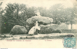 CPA Terrasse Du Château De Meudon-Le Dolmen-Timbre      L1760 - Meudon