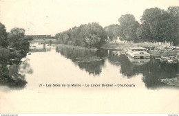 CPA Champigny-Le Lavoir Bordier-20-Timbre      L1760 - Champigny Sur Marne