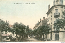 CPA St-Saint Chamond-Avenue De La Gare-Timbre      L1760 - Saint Chamond