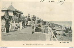 CPA Luc Sur Mer-La Passerelle-9-Timbre       L1750 - Luc Sur Mer