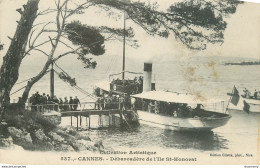 CPA Cannes-Débarcadère De L'ile St-Honorat-537        L1750 - Cannes