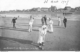 CPA Hermanville Sur Mer-Le Croquet Sur La Plage       L1740 - Other & Unclassified