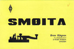 AK 210619 QSL - Sweden - Märsta - Radio Amatoriale