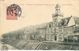 CPA Environs De Valence-Mairie De Chabeuil Et Rive Gauche De La Véoure-4-Timbre       L1729 - Valence