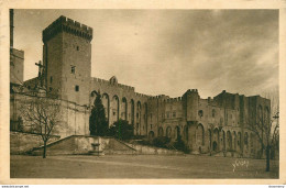 CPA Avignon-Palais Des Papes-3-Timbre    L1710 - Avignon (Palais & Pont)