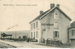 CPA Troissy-Café De La Gare-Maison Gaillet        L1696 - Andere & Zonder Classificatie