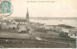 CPA L'ile De Batz-Vue Générale Du Bourg L'église-718-Timbre     L1692 - Ile-de-Batz