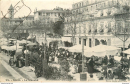 CPA Nice-Le Marché-22-Timbre         L1691 - Mercadillos