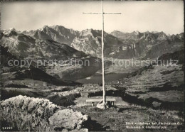 11645614 Amden SG Panorama Blick Vom Gulmen Kreuz Walensee Glarner Alpen Betlis - Otros & Sin Clasificación