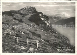 11645612 Amden SG Panorama Blick Von Durchschlaege Auf Walensee Und Leistkamm Be - Other & Unclassified