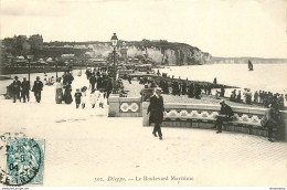 CPA Dieppe-Le Boulevard Maritime-302-Timbre       L1824 - Dieppe