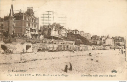 CPA Le Havre-Villa Maritime Et La Plage-159-Timbre       L1822 - Ohne Zuordnung