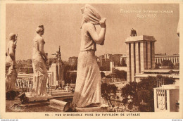 CPA Paris-Exposition Internationale-Vue D'ensemble Prise Du Pavillon De L'Italie    L1822 - Exposiciones