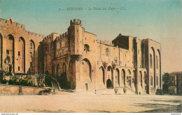 CPA Avignon-Palais Des Papes-7-Timbre    L1807 - Avignon (Palais & Pont)