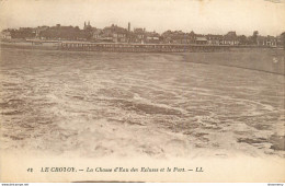 CPA Le Crotoy-La Chasse D'eau Des écluses Et Le Port-42-Timbre    L1807 - Le Crotoy