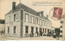 CPA La Celle Saint Cyr-Hôtel Perreau-7-Timbre      L1805 - Other & Unclassified