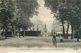 CPA Choisy Le Roi-Avenue Gambetta Et Statue De Rouget De L'Isle     L1804 - Choisy Le Roi