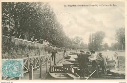 CPA Enghien Les Bains-Le Tour Du Lac-23-Timbre     L1797 - Enghien Les Bains