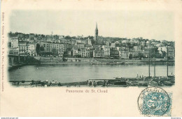 Delcampe - CPA Panorama De Saint Cloud-Timbre       L1796 - Saint Cloud