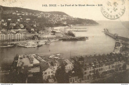 CPA Nice-Le Port Et Le Mont Boron-142-Timbre           L1797 - Cartas Panorámicas