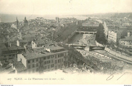 CPA Nice-La Panorama Vers La Mer-207-Timbre       L1790 - Mehransichten, Panoramakarten