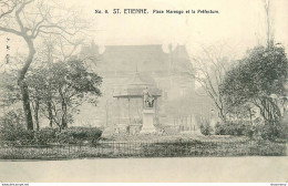 CPA St-Saint Etienne-Place Marengo Et La Préfecture-6-Timbre           L1789 - Saint Etienne