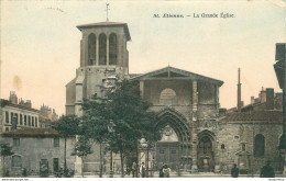 CPA St-Saint Etienne-La Grande Eglise-Timbre           L1789 - Saint Etienne