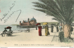 CPA Nice-Le Boulevard Du Midi Et Le Palais De La Jetée-346-Timbre           L1789 - Multi-vues, Vues Panoramiques