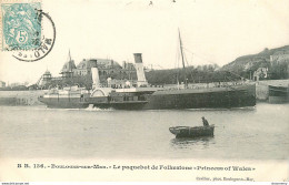 CPA Boulogne Sur Mer-Le Paquebot De Folkeston Princess Of Wales-136-Timbre       L1790 - Boulogne Sur Mer