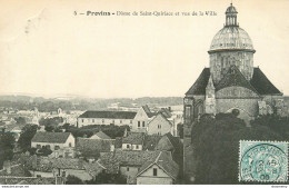 CPA Provins-Dôme De Saint Quiriace Et Vue De La Ville-5-Timbre       L1778 - Provins