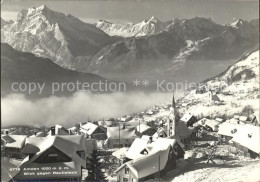 11645606 Amden SG Ortsansicht Mit Kirche Rautistock Alpenpanorama Betlis - Sonstige & Ohne Zuordnung