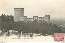 CPA Château De Coucy-Vue Prise Au Levant-12-Timbre      L1778 - Autres & Non Classés