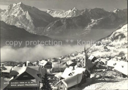 11645605 Amden SG Ortsansicht Mit Kirche Rautistock Alpenpanorama Betlis - Sonstige & Ohne Zuordnung