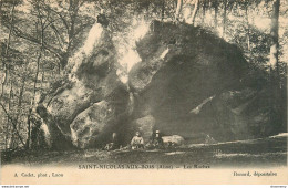 CPA Saint Nicolas Aux Bois-Les Roches-Timbre     L1762 - Autres & Non Classés