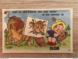 CPA Dijon-Carte à Système-Avec Ce Chef D’œuvre      L2058 - Dijon