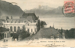 CPA Montreux-Kursaal Et Dents Du Midi-Timbre      L2038 - Montreux