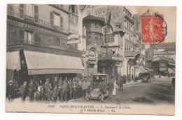 PARIS-MONTMARTRE  75  LE BOULEVARD DE CLICHY ET LE MOULIN ROUGE - Distrito: 19