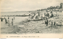 CPA Lion Sur Mer-La Plage à Marée Haute-56     L1993 - Autres & Non Classés