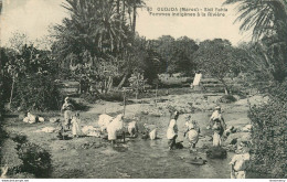 CPA Oudjda-Sidi Yahia-Femmes Indigènes à La Rivière-30      L1963 - Sonstige & Ohne Zuordnung