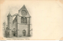 CPA Chartres-L'église Saint Aignan-21     L1962 - Chartres