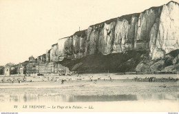 CPA Le Tréport-La Plage Et La Falaise-21   L1962 - Le Treport