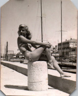 Photographie Photo Vintage Snapshot Amateur Jeune Femme Bikini Sexy  - Anonieme Personen