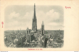 CPA Rouen-Cathédrale Et La Ville   L1962 - Rouen