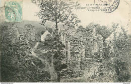 CPA Condat En Feniers-Ruines De L'abbaye De Feniers-Timbre      L1946 - Altri & Non Classificati